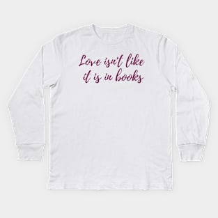 In Books Kids Long Sleeve T-Shirt